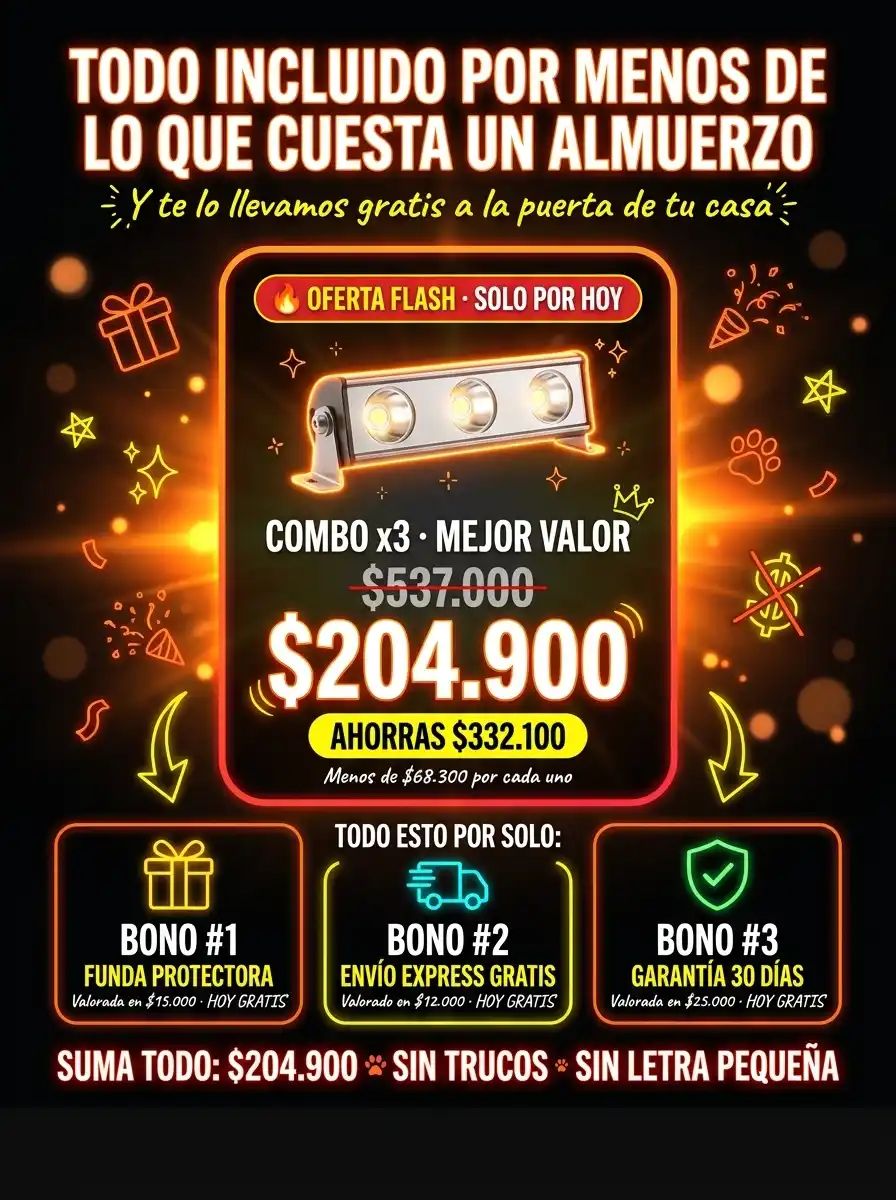 Luz LED 40cm recargable: 3 tonos, sensor, remoto. Transforma tu hogar en un lugar seguro y eficiente.